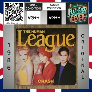 THE HUMAN LEAGUE•Crash•A&M Records (#SP-5129)•RCA Pressing•US